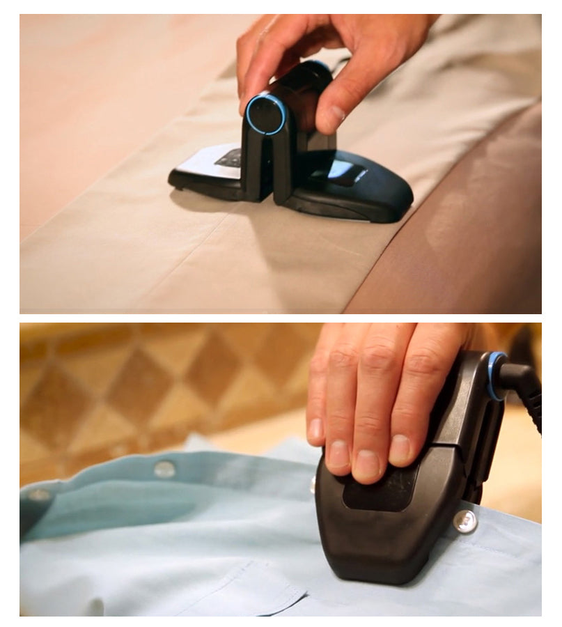 Karnz | Tragbares & Faltbares Reise Handheld Mini Bügeleisen, Kein Wasser Erforderlich, Für Geschäftsreisen
