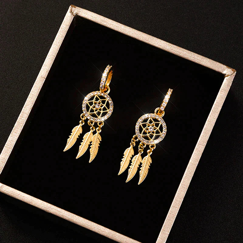 Evani️ | Elegante Verfeinerung mit Ohrringen aus 14-karätigem Gold