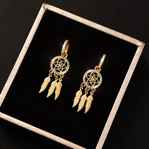 Evani️ | Elegante Verfeinerung mit Ohrringen aus 14-karätigem Gold