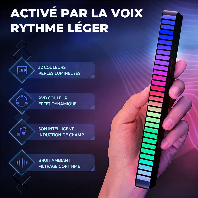 Sound-aktivierte RGB-Lichtleiste drahtlos | Karnz