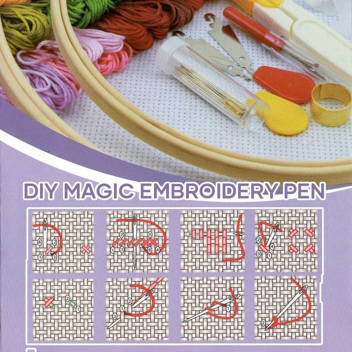 DIY Magic Stickerei Stift Karnz