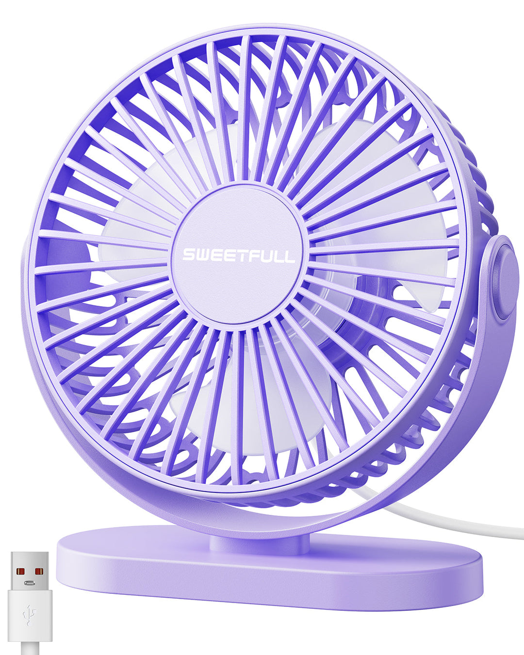 2-in-1 Hook & Desk Fan - 3-Geschwindigkeit mit 360° Rotation | Karnz
