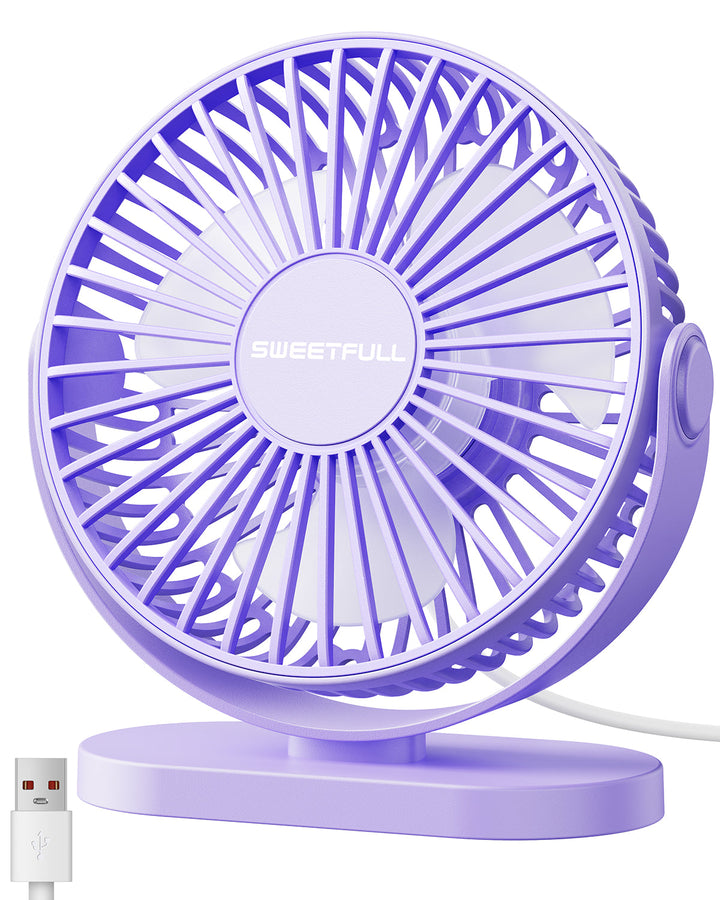 2-in-1 Hook & Desk Fan - 3-Geschwindigkeit mit 360° Rotation | Karnz