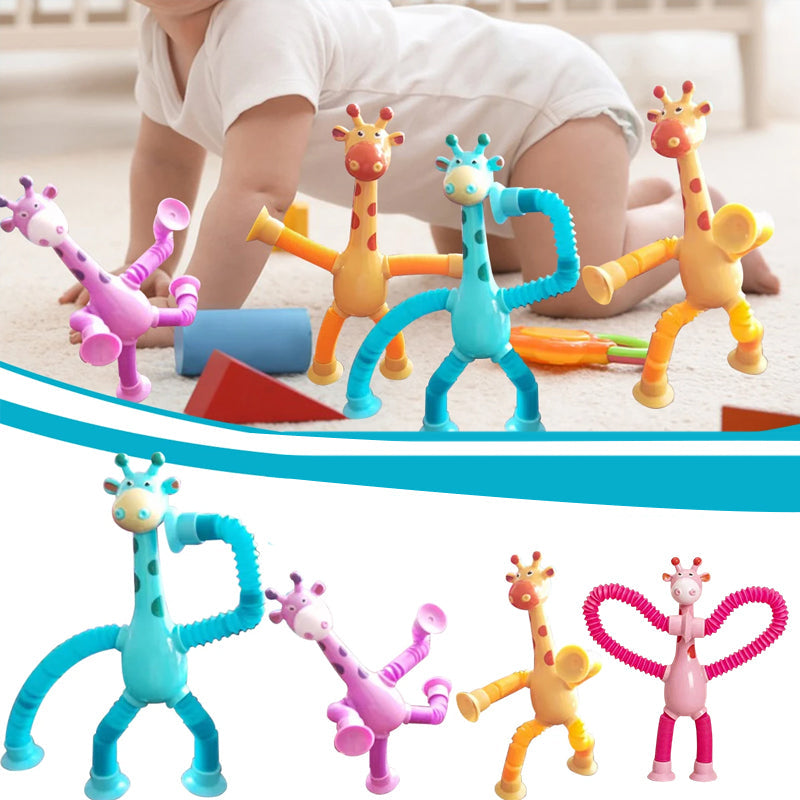 Teleskopische Saugnapf Giraffe Spielzeug | Karnz