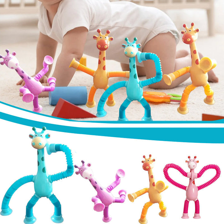 Teleskopische Saugnapf Giraffe Spielzeug | Karnz