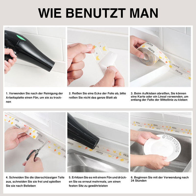 Wasserdichtes Reparaturband für Badewanne/Badezimmer/Küche | Karnz