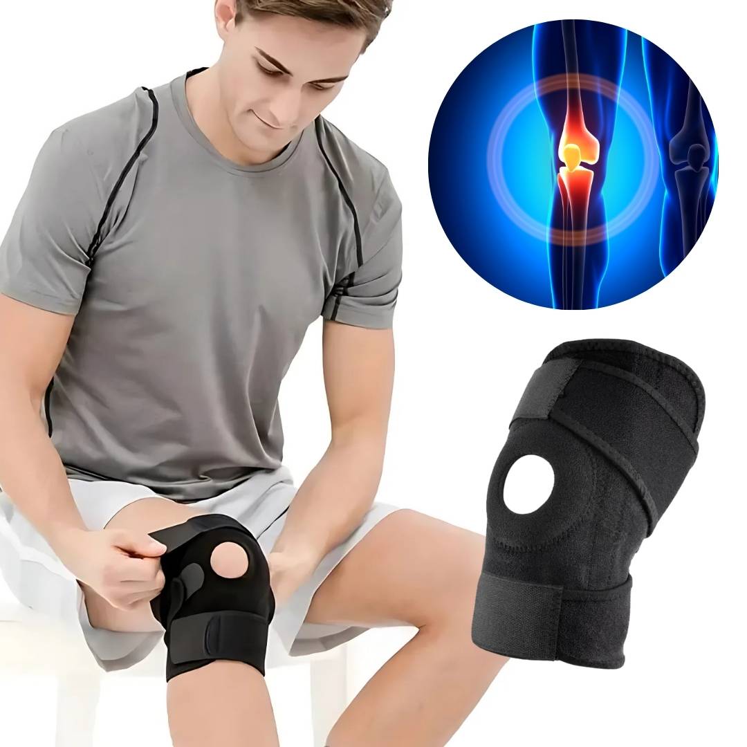 ProFlex Kniebandage mit verstellbarem Druck | zur Schmerzlinderung - Verletzungsrehabilitation - Arthritis und Sports Stabilität Karnz