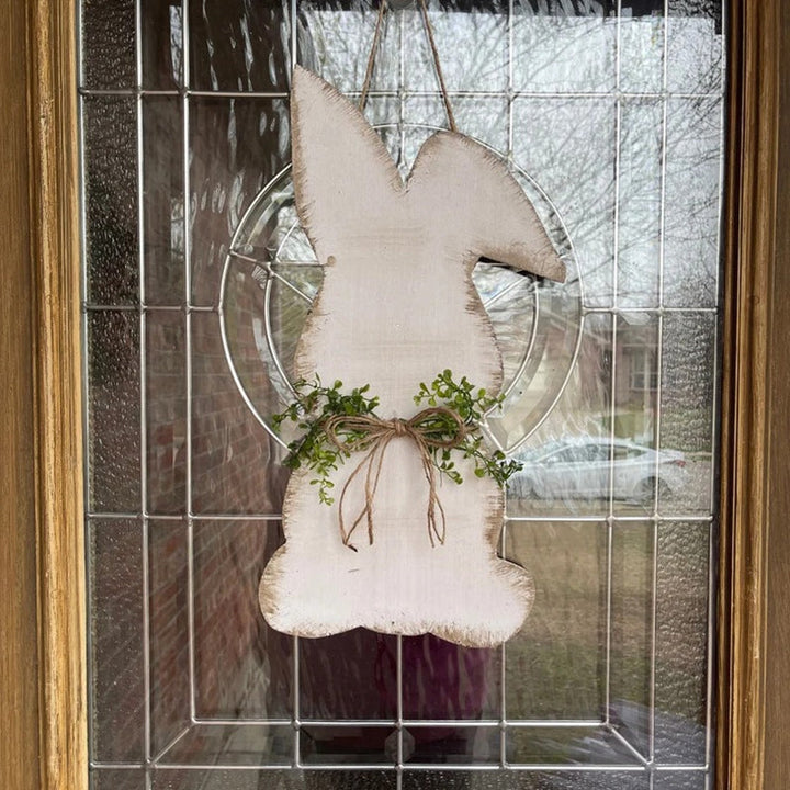Osterhase Holz Türhänger Dekor | Karnz