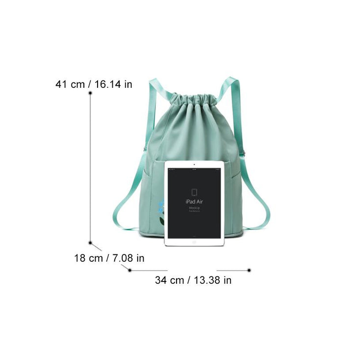 Multifunktionale Reisetasche bestickt mit Kordel | Karnz