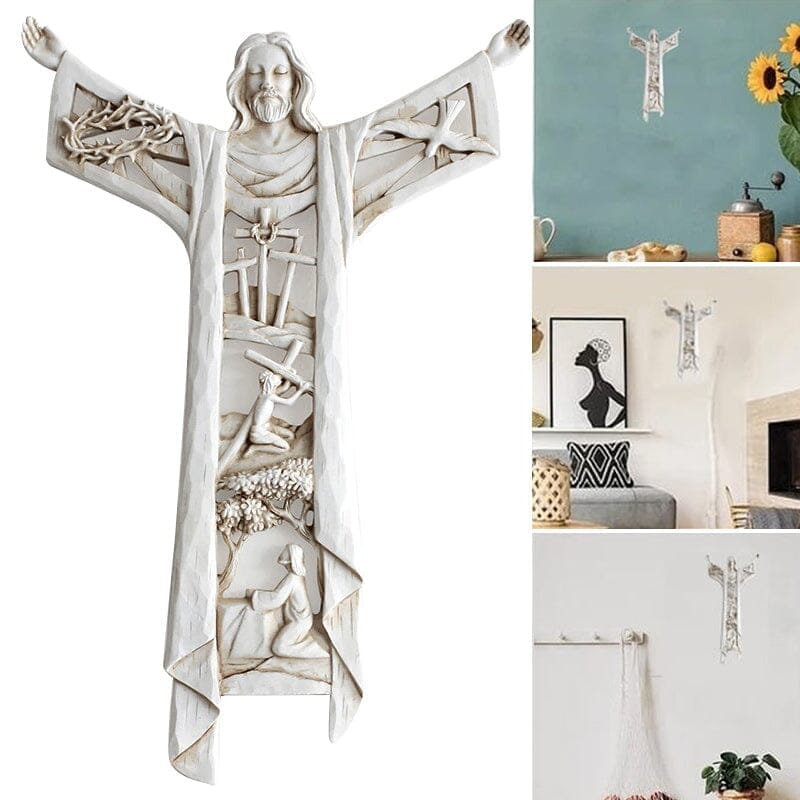 Auferstandener Christus, Wandkreuz, Jesusfiguren