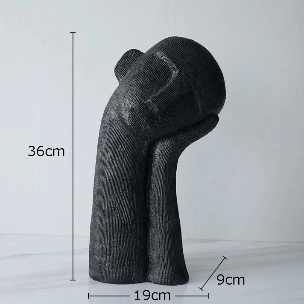 Abstrakte Ruhende Figuren Skulptur | Karnz