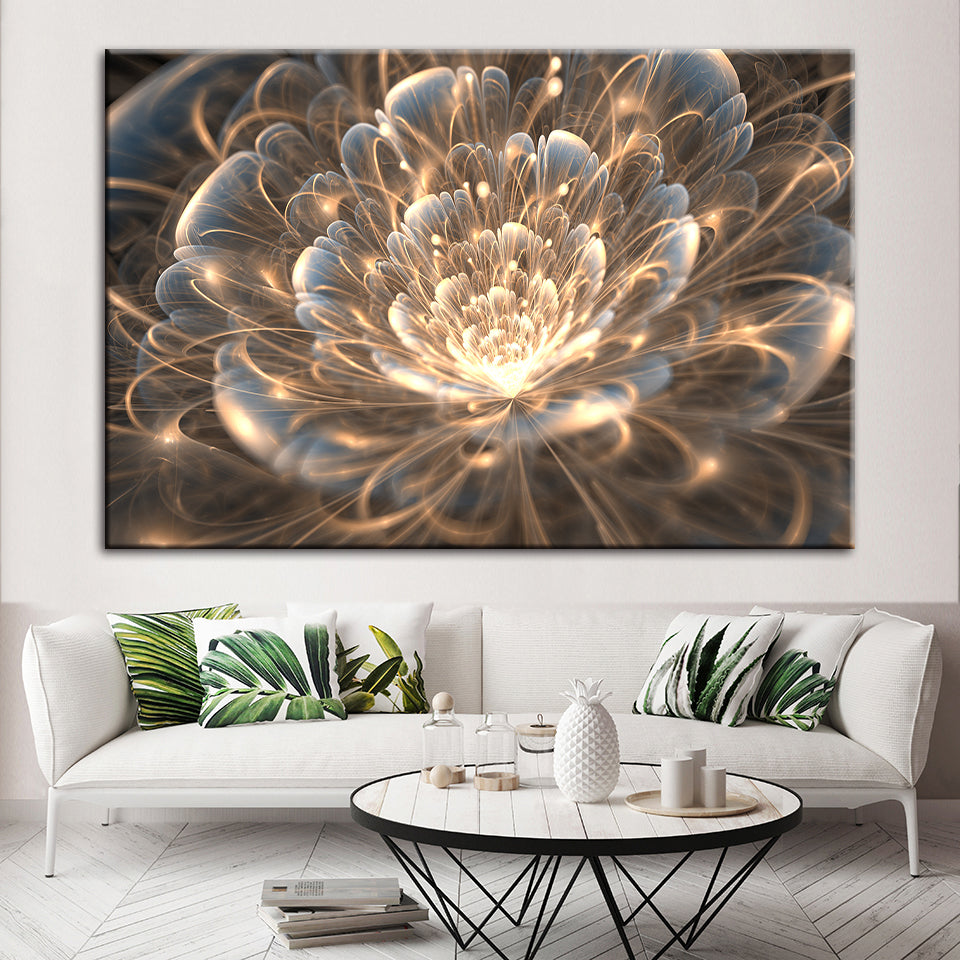 Mystische Blume – Leinwandbild