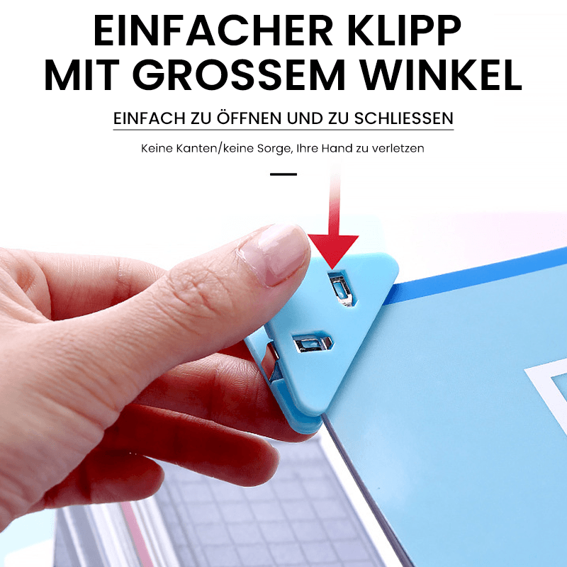 Dreieckige Datenverschlussklammern (5 Stück) | Karnz