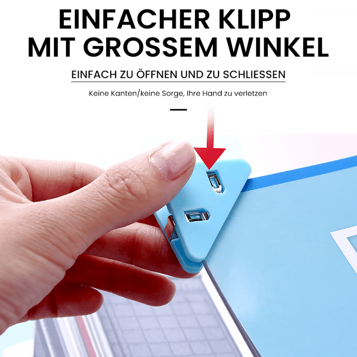 Dreieckige Datenverschlussklammern (5 Stück) | Karnz