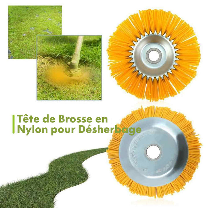 Nylon-Unkrautbürste für Rasenmäher | Karnz