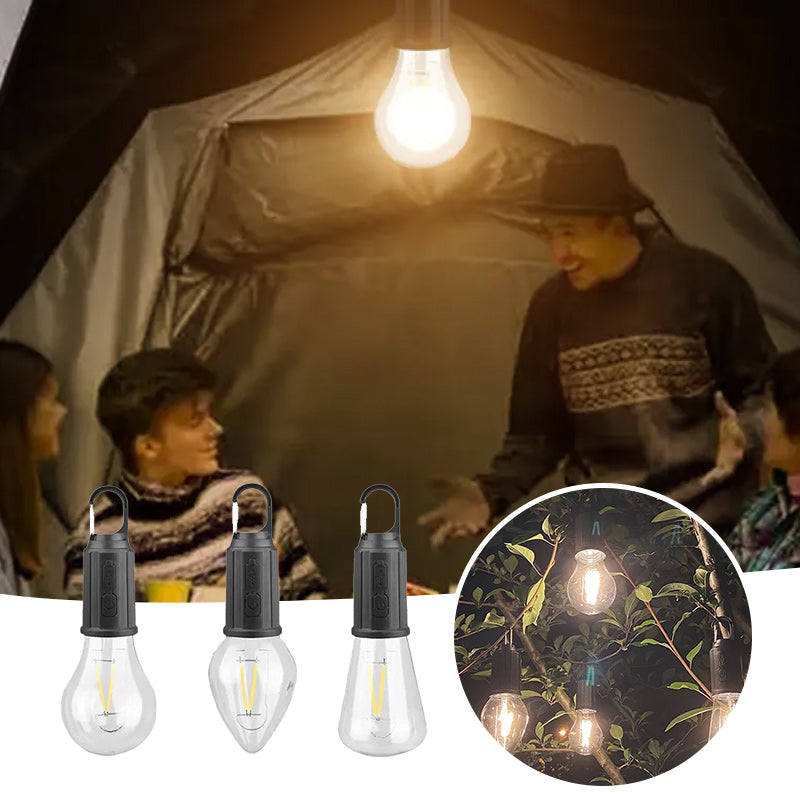 Outdoor Camping Hängende Type-C Lade Retro Glühbirne Licht | Karnz