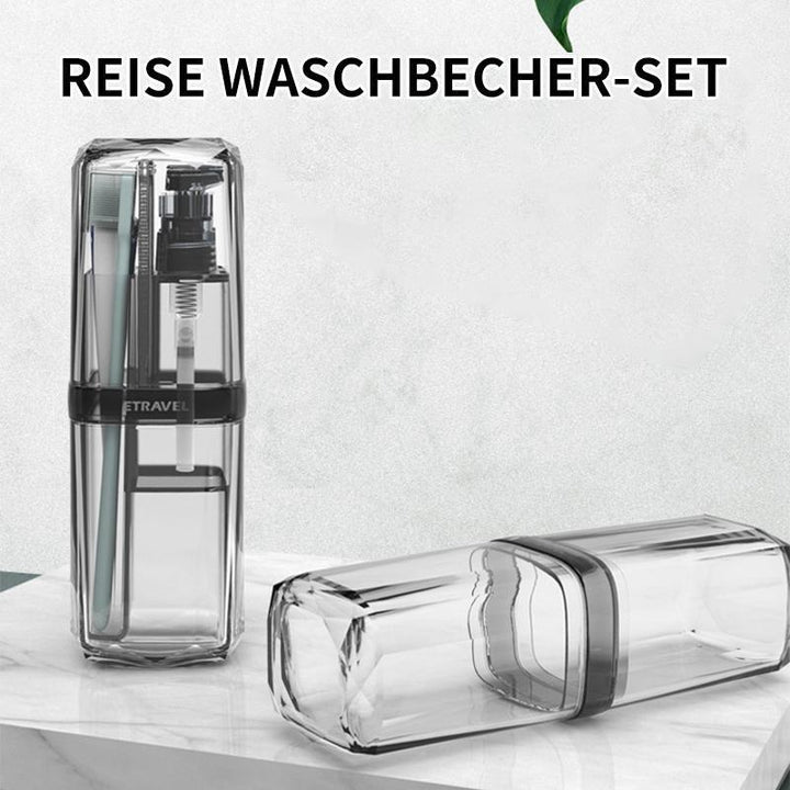 8 in 1 Kreatives Tragbares Reise Waschbecher-Set | Karnz