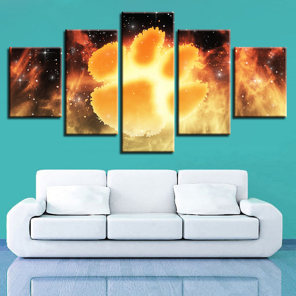 Clemson Tigers 5 Stück - Canvas Wand Kunst Gemälde