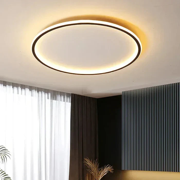 Skandinavische Runde Deckenlampe - AuroraSphere | Karnz