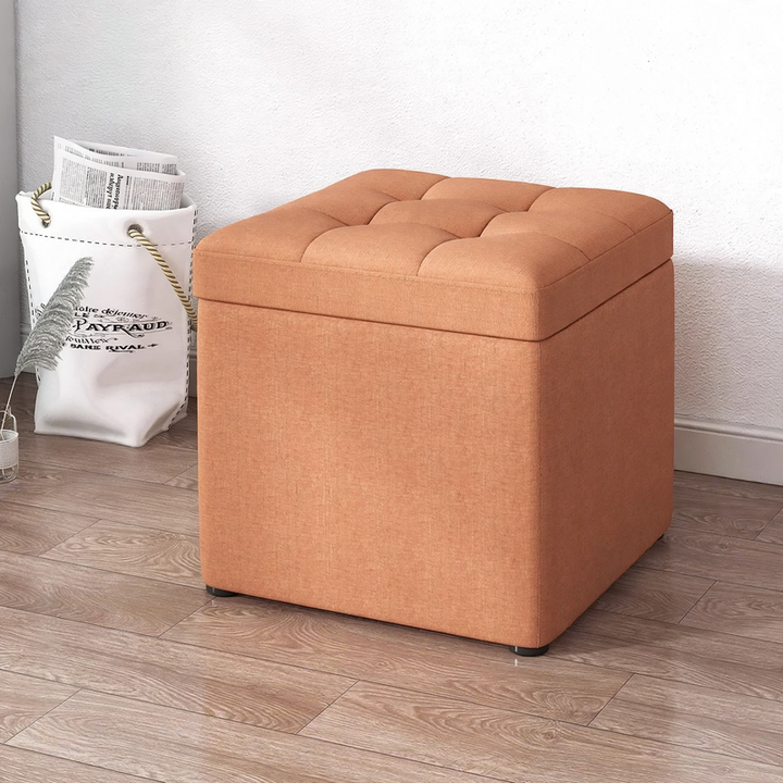 Stauraum-Hocker aus Holz, 30×30×35 cm, Modell S1873