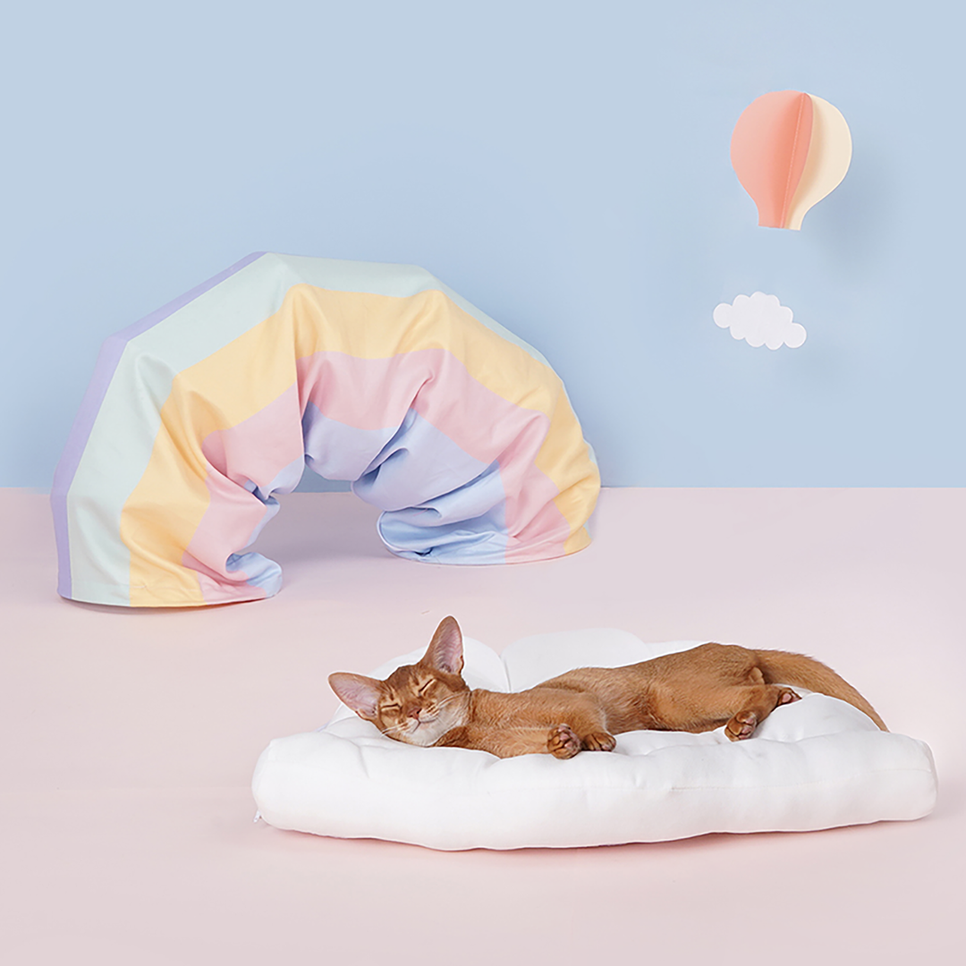 Candy Cloud Katzen-Tunnel – Weich, Gemütlich und Verspielt | Karnz