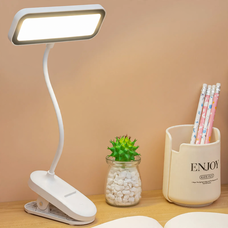 Tragbare LED-Klemmlampe für Studium und Lesen