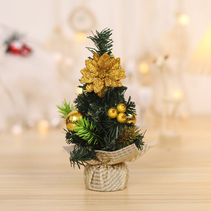 Mini-Weihnachtsbaum aus PVC, 20 cm, Tischdekoration