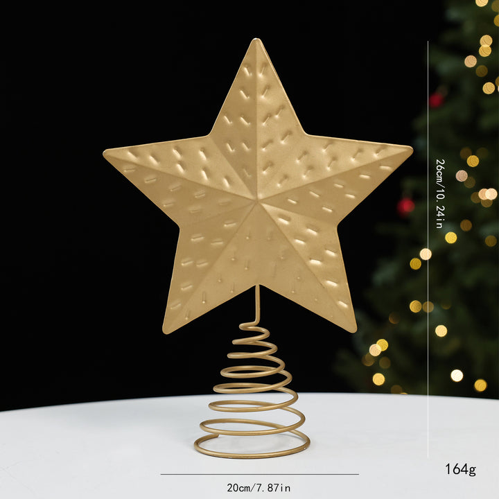 Weihnachtsbaum-Spitzendekoration aus Eisen