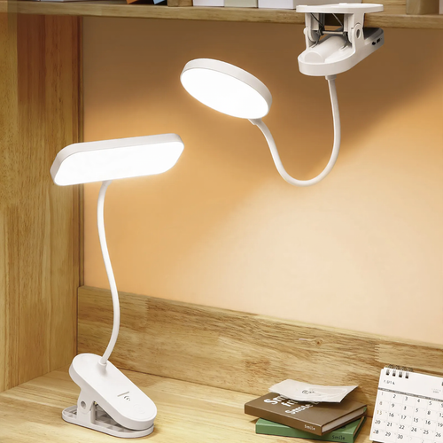Multifunktionale LED-Klemmleuchte mit rundem Kopf