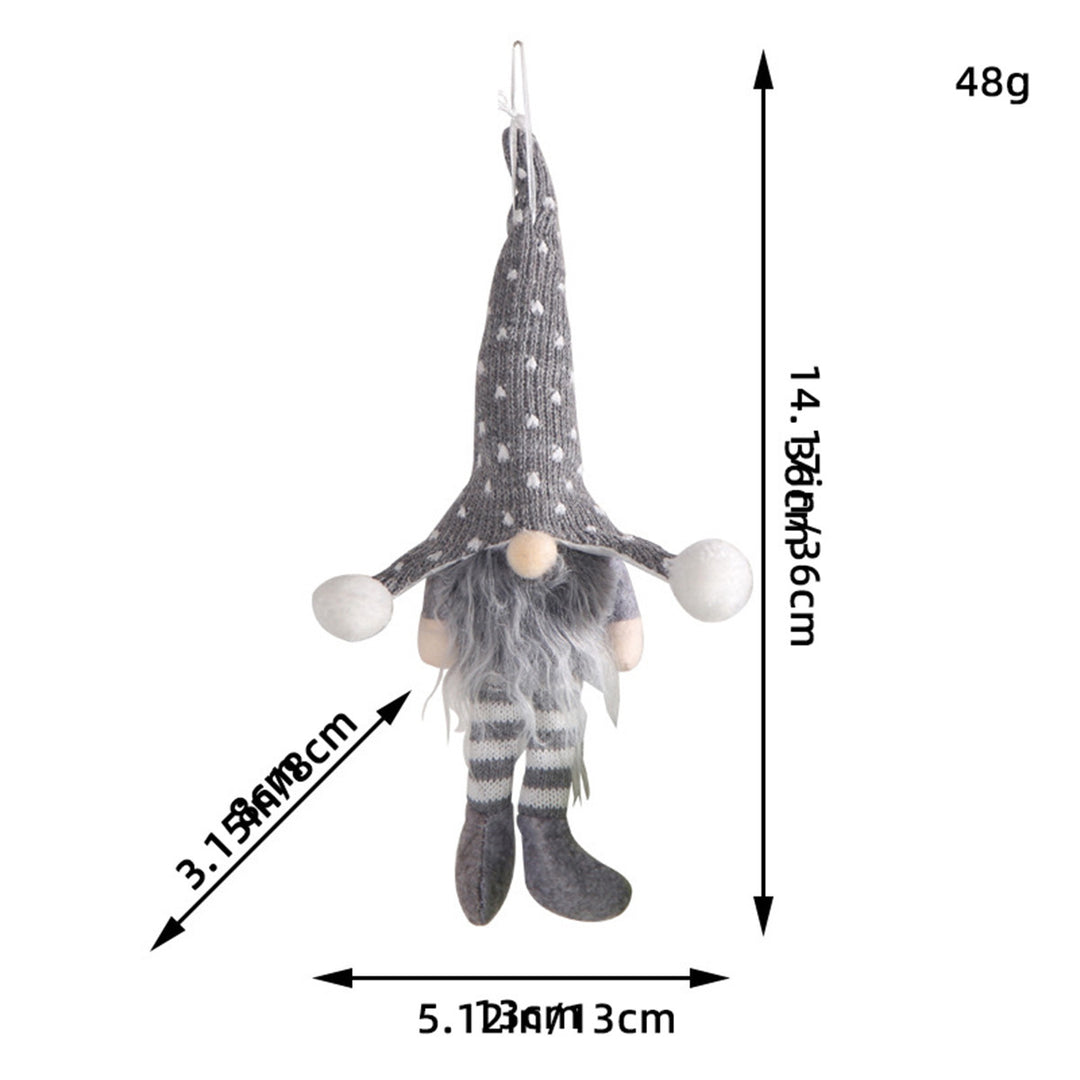 Leuchtende Weihnachts-Wichtelfigur mit Pailletten