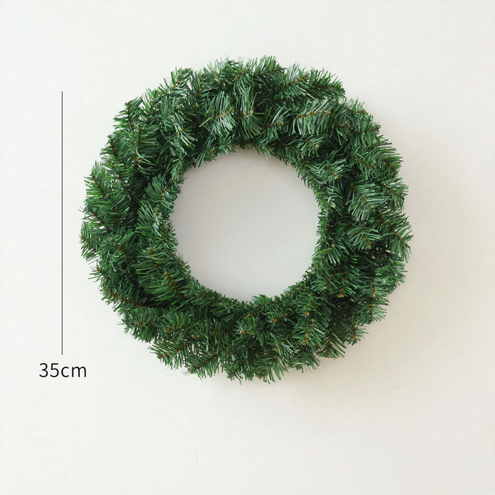 Dekorativer Weihnachtskranz aus PVC, verschiedene Größen