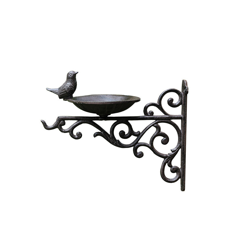 Dekorative Wand-Vogeltränke aus Gusseisen im europäischen Stil