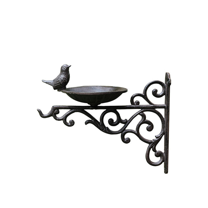 Dekorative Wand-Vogeltränke aus Gusseisen im europäischen Stil