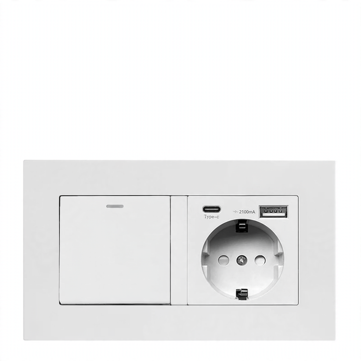 Steckdose 16A europäischer Standard mit USB