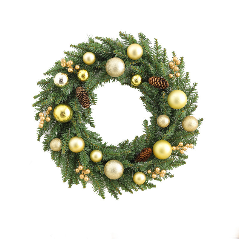 Weihnachtskranz aus PVC, modern und schlicht