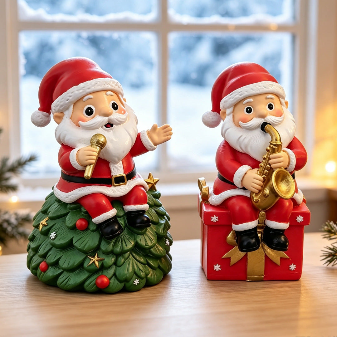 Musikalische Weihnachts-Spielfigur, Weihnachtsmann-Design