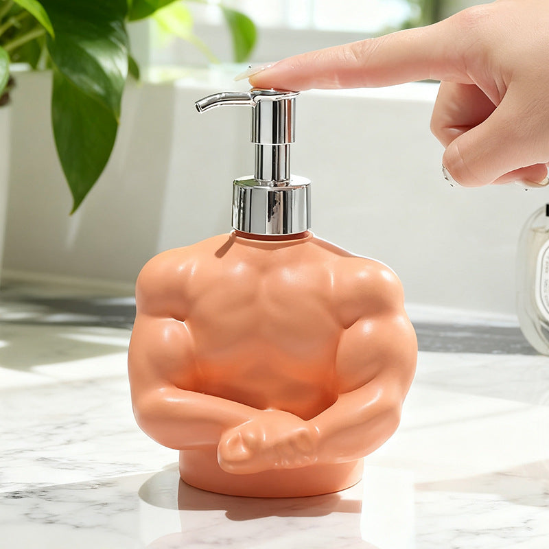 Seifenspender Muskelmann-Form, 200 ml