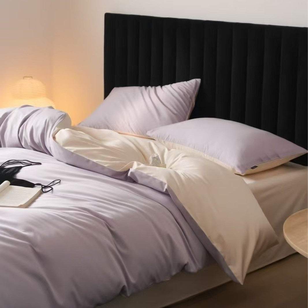 Satin-Bettwäsche-Set aus 100S Langstapel-Baumwolle