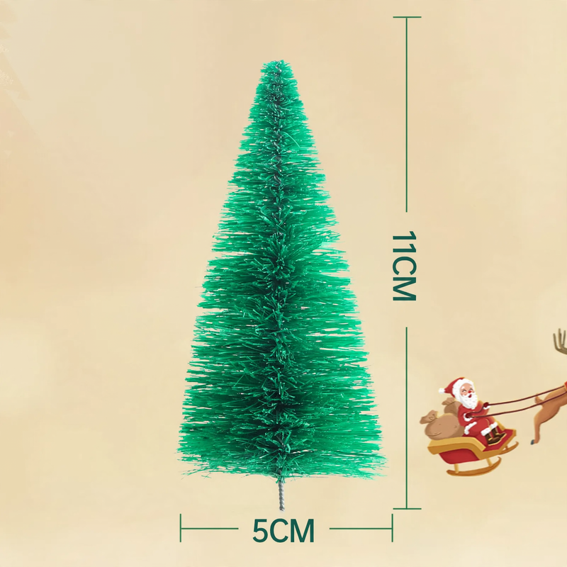 Miniatur-Weihnachtsbaum mit Schnee-Optik
