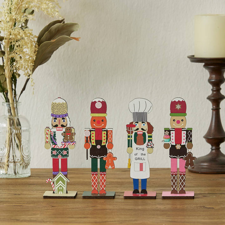 Dekorativer Holz-Nussknacker Soldat für Weihnachten