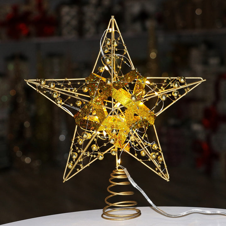 Weihnachtsbaum-Sternaufsatz aus Eisen