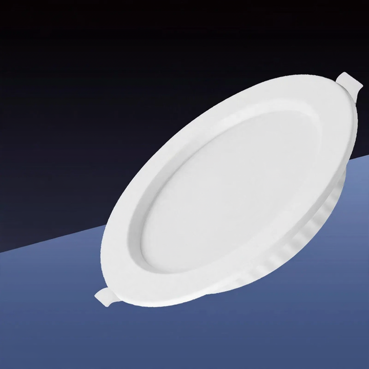 LED-Einbauleuchte, ultraflach, rund