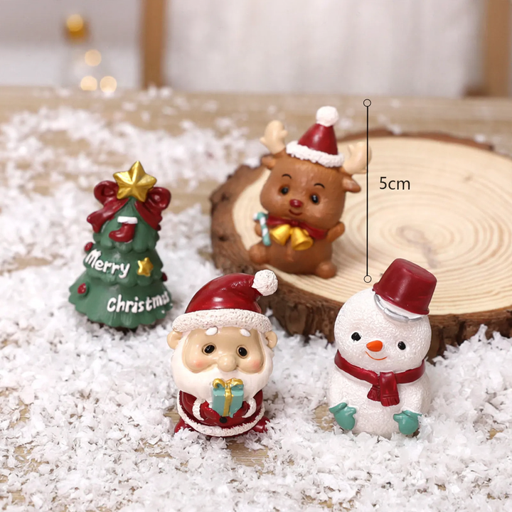Dekoratives Weihnachts-Holzhaus mit Beleuchtung