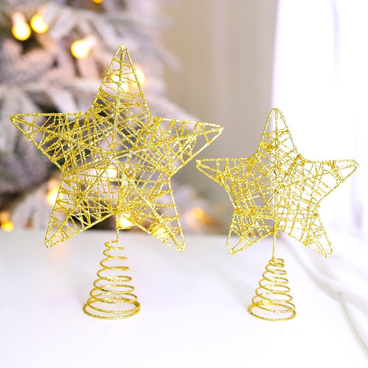 Weihnachtsbaum-Stern aus Eisenkunst