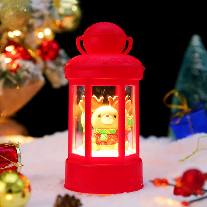 Kreative Weihnachts-Nachtleuchte mit Sternenlicht
