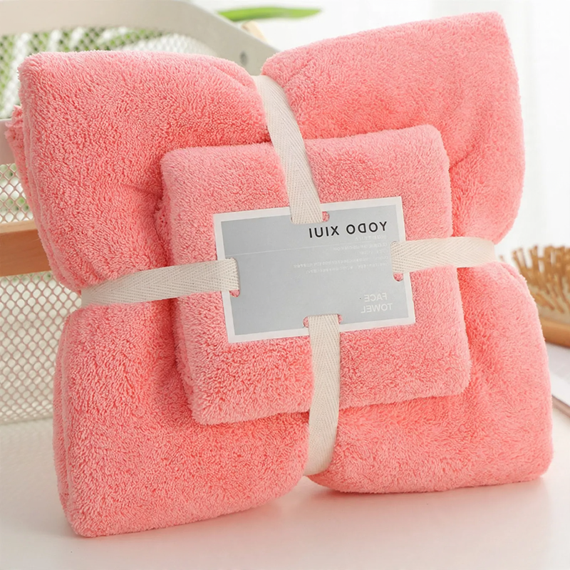 Handtuch-Set aus Mikrofaser, 2-teilig