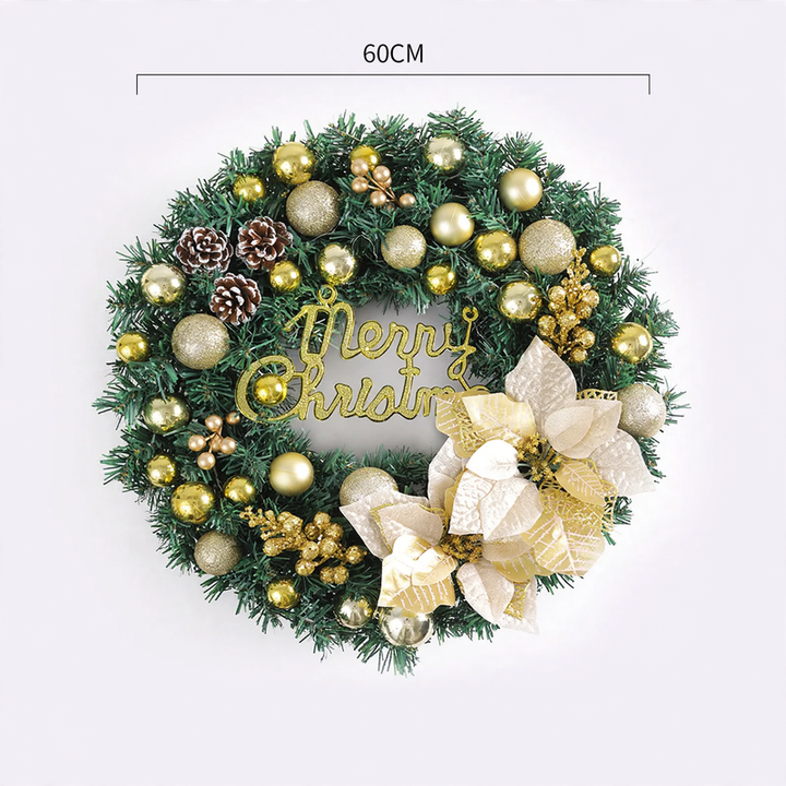 Weihnachtskranz, modern und schlicht