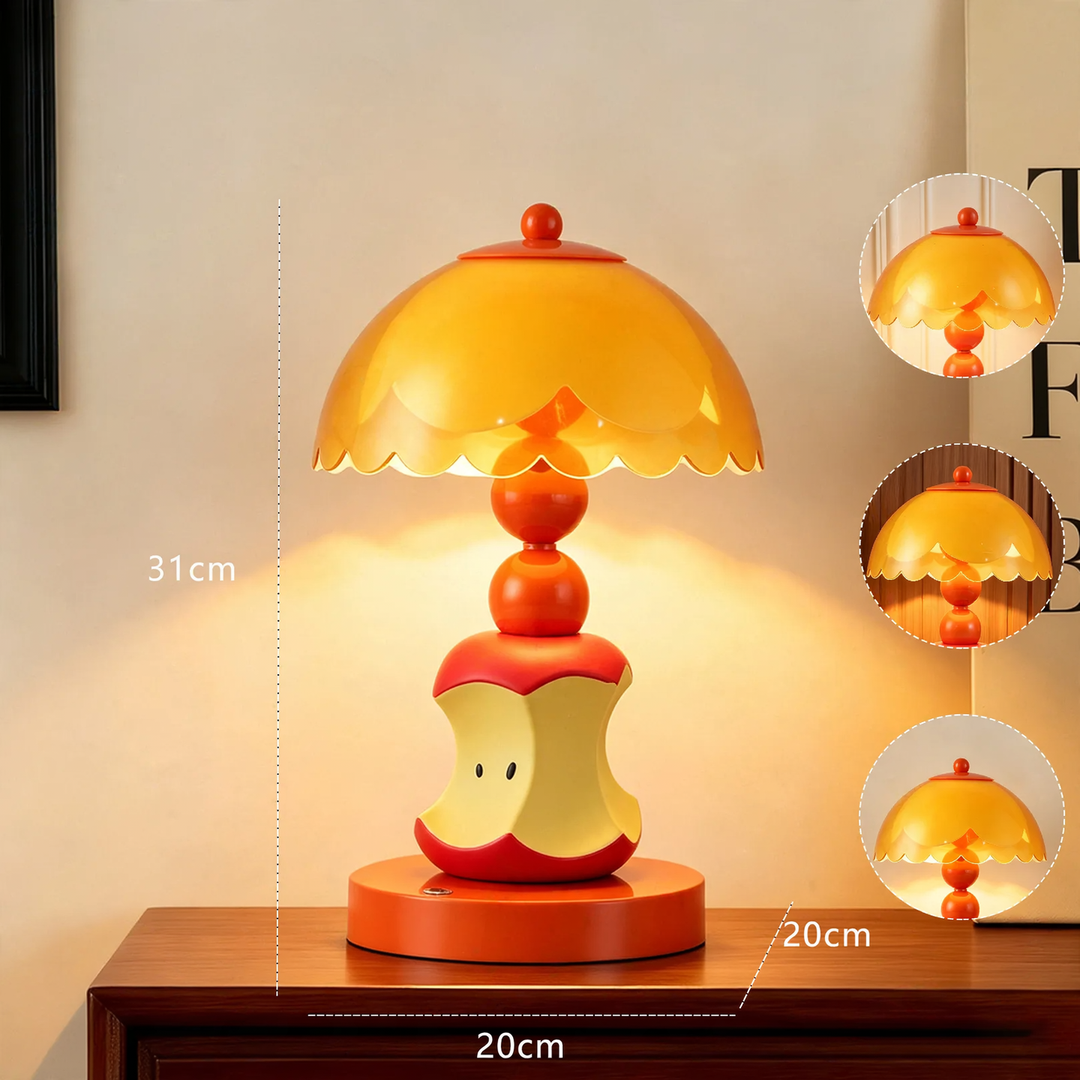 Apfelkern-Tischlampe, ABS