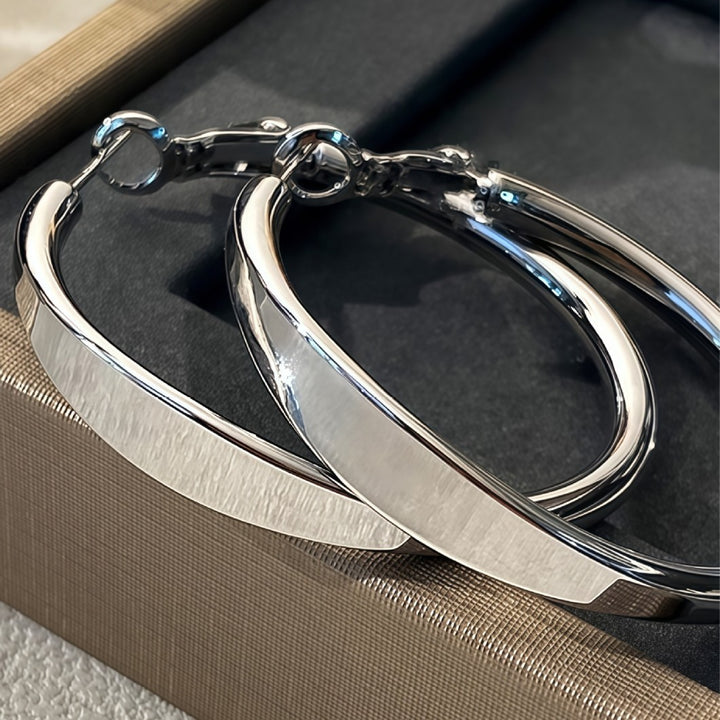 Ohrringe aus 925er Silber mit geometrischem Design