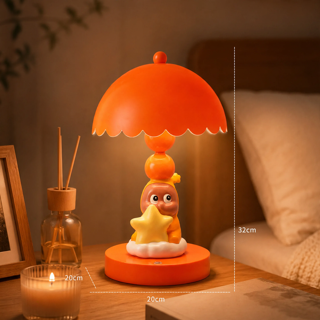 Cartoon-Sternchen-Tischlampe mit Farbwechsel
